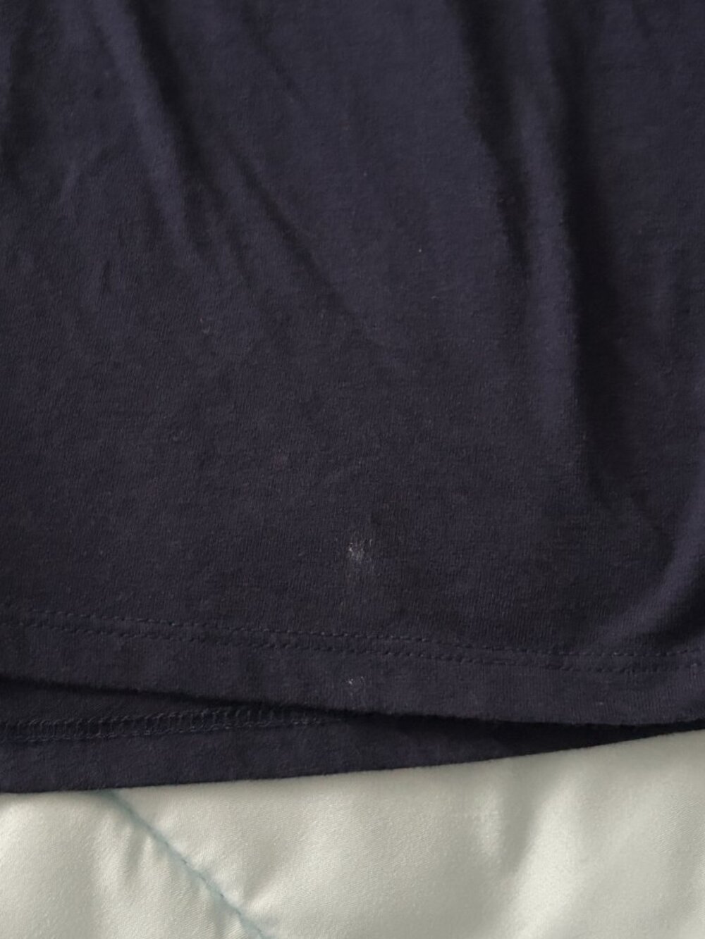 Charlotte Russe Navy Blue Polo Shirt Women's Small Cropped Long Sleeve - Picture 6 of 8